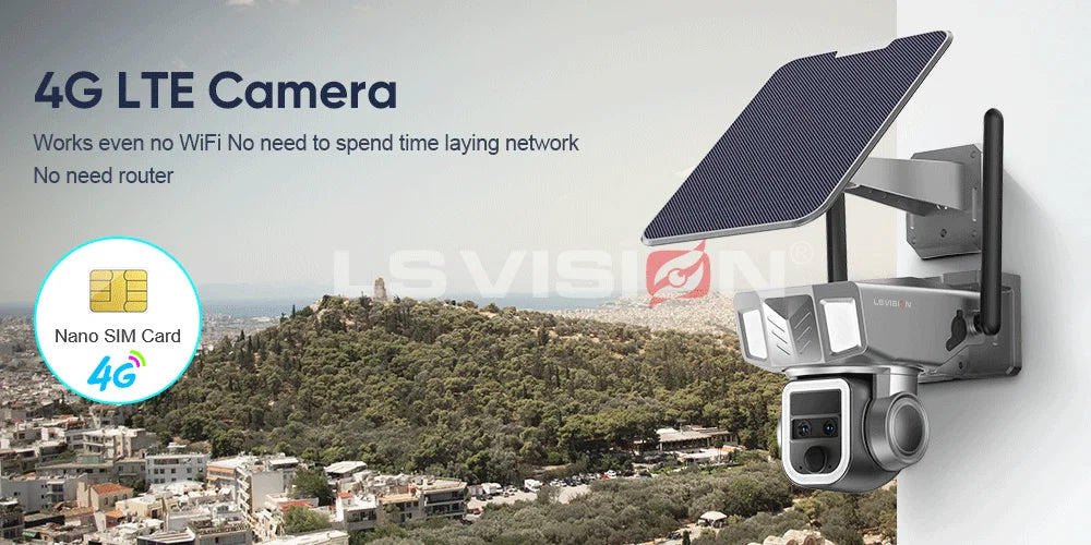 Outdoor Solar Camera | Solar Security Camera | JarnTech Best CCTV