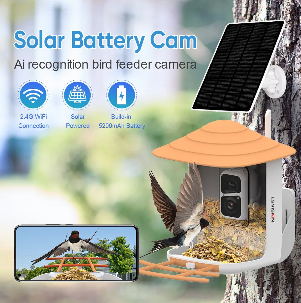 Bird Feeder Camera | Smart Bird Feeder | JarnTech Best CCTV
