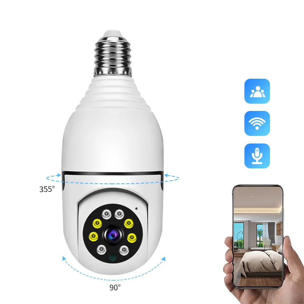 Light Bulb Security Camera | Light Bulb Camera | JarnTech Best CCTV