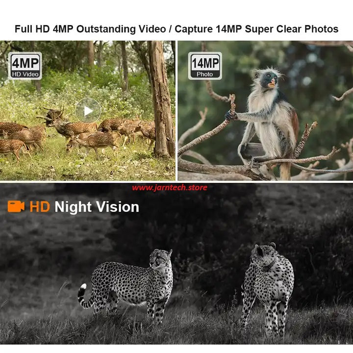 Solar Wildlife Hunting Camera | JarnTech Best CCTV